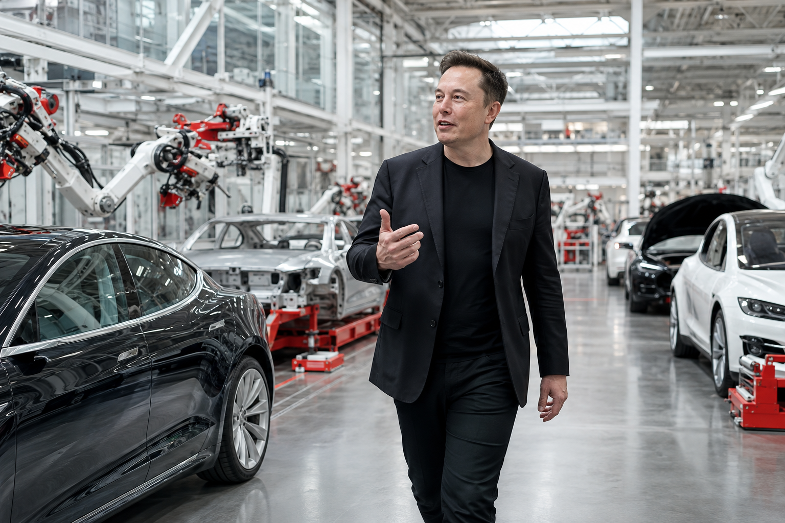 Walking the electric vehicle assembly line